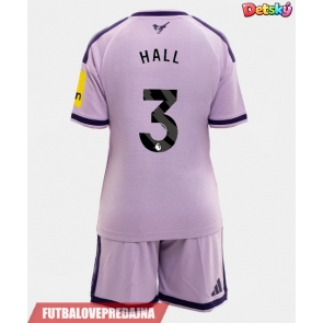 Lacne Dětský Futbalové dres Newcastle United Lewis Hall #3 2026-27 Krátky Rukáv - Tretina (+ trenírky)